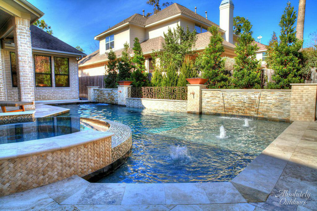 Pool and Waterscape Design Gallery - The Woodlands, Houston